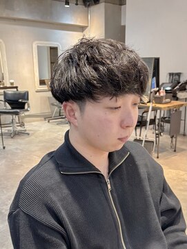 ノエル 池袋店(noel) シャドウパーマ/刈り上げマッシュ/スパイラル/波打ち