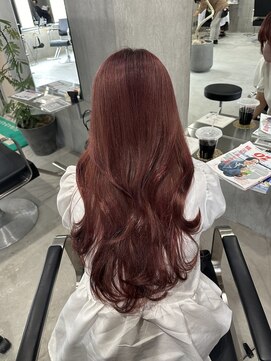 ラック(LUCK) チェリーブラウン/イルミナカラー/船橋/似合わせカット