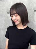 ☆【春日】オリーブグレー/ボブ/ココアベージュ/黒髪/小顔35