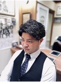 大人スキンフェードツーブロック刈り上げマンバン30代40代