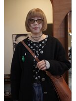 チャプター 問屋町(chapter)&nbsp;パツっとボブケアブリーチダブルカラーブロンドベージュ韓国ヘア