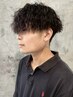メンズカット+ツイストスパイラルパーマ