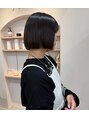 フォト 富山(foto)&nbsp;縮毛矯正と切りっぱなしボブの相性抜群です☆