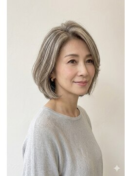 ボヌール 川西(Bonheur) 【伴指名】大人女性のコンプレックスを解決する白髪ぼかしカラー
