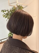 ルイ(ROUIS produced by LUCK 津田沼)&nbsp;ROUIS 津田沼 ボブ ミニボブ グレージュ 赤みなしブラウン