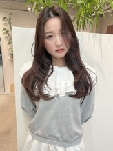 ノウハウ タニマチ(KNOWHOW tanimachi)&nbsp;ふわっと低めレイヤーロングヘア/まろやかベージュ
