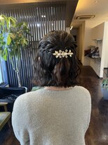 アロー ヘアー(arrow hair) ◇結婚式お呼ばれヘアセット