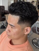 スリーヘアショップ 吹田(THREE HAIR SHOP)&nbsp;MEN'S/スキンフェードカット/アイロンパーマ/吹田