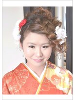 エンドレスウィズユー(ENDLESS WITH YOU)&nbsp;編みこみを活かしたアップスタイル