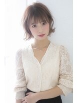 アジールヘア 東上野店(agir hair) リラクシーグレージュカール愛されオルチャンボブAラインボブ