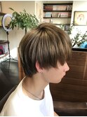 透明感バチバチ　クリーミーアッシュ　マッシュ　20代　30代　