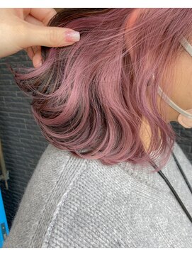 ヘアアンドビューティー クローバー(Hair&Beauty Clover) pink purple/ニュアンスカラー