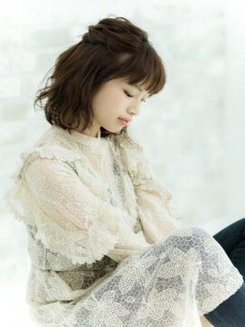 オレロ 国立(olelo) 大人ガーリー/似合わせカット/リバースセンターパート/国立