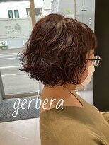 ガーベラ(gerbera) パーマ/コッパーボブスタイル