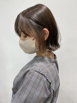 フォンド 津田沼(fond.)&nbsp;前髪/マチルダボブ/ピンクベージュ/インナーグレージュ/津田沼駅