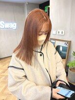スワッグ(Swag) 柔らかorange beige♪