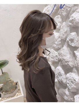 モアナ バイ ヘッドライト 武蔵小杉店(Moana by HEADLIGHT) Moana【武蔵小杉】#デジタルパーマ#アッシュベージュ#大人可愛い