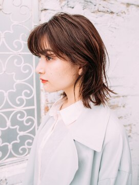 美容室クローバー 新小岩店(clover) 外はねミディアムレイヤー[新小岩駅/新小岩]