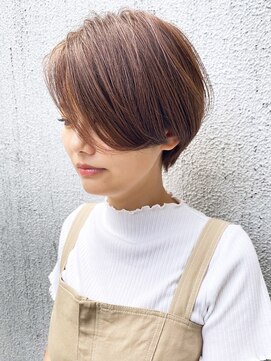 アルトル 池袋(altru) 大人かわいい前髪長めのショートボブ耳かけ