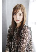 ロング_ナチュラルストレートスタイル