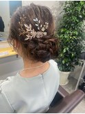シニヨン/ヘアセット/ヘアアレンジ