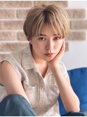 大人ショートボブ丸みショートカット