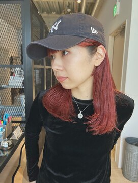 クリアオブヘアー リット(CLEAR of hair LiT) 赤髪カラー