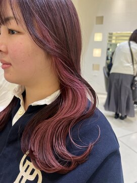 マージュ ギンザ(marju GINZA) □インナーカラー ピンク