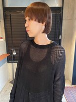 メゾンアミリ(Maison AmiLi)&nbsp;デザインカラー/オリーブベージュ/ウエットヘア【千葉／パーマ】