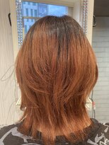 ビス ヘア アンド ビューティー 西新井店(Vis Hair＆Beauty)&nbsp;10代0代大人気オレンジカラー