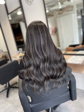 アンジェリカ 尼崎店(ANGELICA) 【難波】グレージュ　大人コントラストハイライト