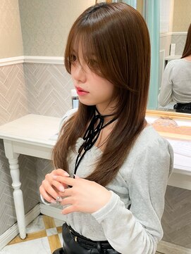 ロンド 銀座(Lond) 【Shina】小顔/顔まわりレイヤー/秋色/透明感カラー/銀座