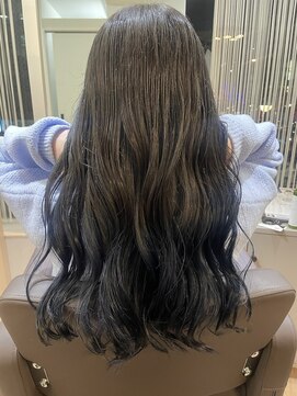 ジエクト ヴィシア(The Ect VIXIA) ネイビーブルー/ダークブルー/裾カラー/グラデーションカラー