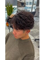 オム ブランシェ(HOMME BLANCHE’)&nbsp;【Ryo】フェザーパーマコンマバング