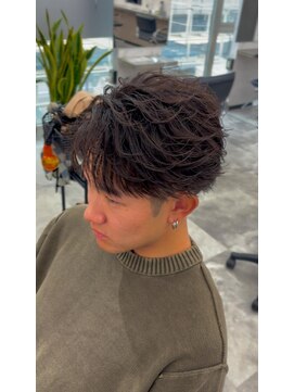 オム ブランシェ(HOMME BLANCHE’) 【Ryo】フェザーパーマコンマバング