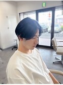 刈り上げセンターパート　メンズ　宇都宮