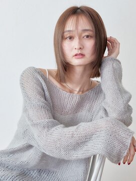 リコラックスビー(LICO LUXBE) 切りっぱなしボブ　ナチュラルブラウン