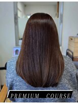 ヘアアトリエ ナイン 岡部店(hair atelier nine)&nbsp;メルティーカラー/似合わせカット/ウェーブミディアム/福島市