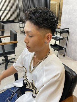 メンズ リコ(MEN'S RICO) 宮城リョータ風パーマ極道パーマスパイラルパーマメンズ【大和】