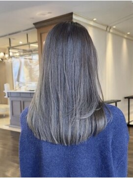 ザック ヴィ(ZACC  vie) レイヤーロング/ヘーゼルグレージュ