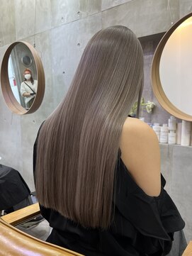 ソルトウォーター(SALT WATER) ピンクベージュ/イメチェン/ハイトーン/ブリーチ/恵比寿/代官山