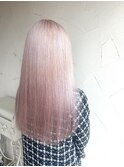 ハイトーンカラー☆ホワイトピンク
