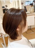 ショートボブイヤリングカラー