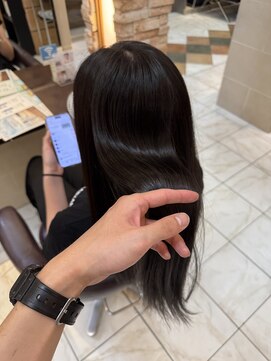 アルターリアン(aL ter LieN) くびれヘア/アプリコットオレンジ/ハイライトカラー