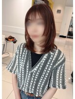 バサ 江古田店(BASSA)&nbsp;【Runa】姫カットレイヤー/ピンクブラウン