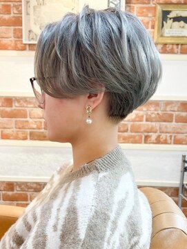 ロンドリメゾン 原宿(Lond re Maison.) グランマッシュ/細めハイライト/ショート/白髪ぼかし/小顔/原宿