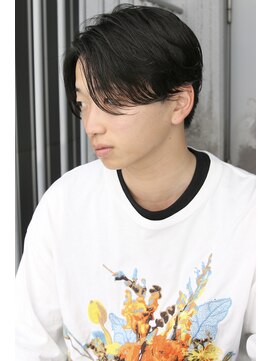 リコ ヘアアンドリラクゼーション 名駅店(LICO HAIR＆RELAXATION) ニュアンスパーマ　センターパート　名古屋駅/名駅/メンズ