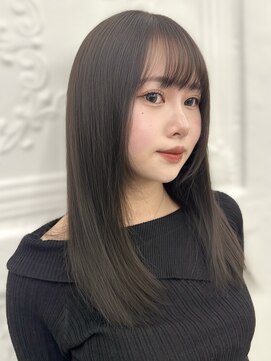 ガーデントウキョウ(GARDEN Tokyo) グレージュカラー/髪質改善カラー/ミディアムヘア/前髪カット