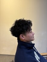 ロウ トウキョウ 八王子店(RAW TOKYO)&nbsp;スパイキーショート　ホワイトメッシュ　ダウンパーマ　八王子