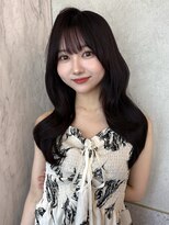 ルームバイシー 新宿(Loom. by Sea) *韓国風カット×カシスピンク【新宿/韓国ワンホンヘア】